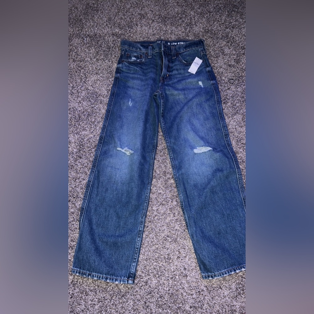 Girls gap mom, jeans, size a low rise new with tags